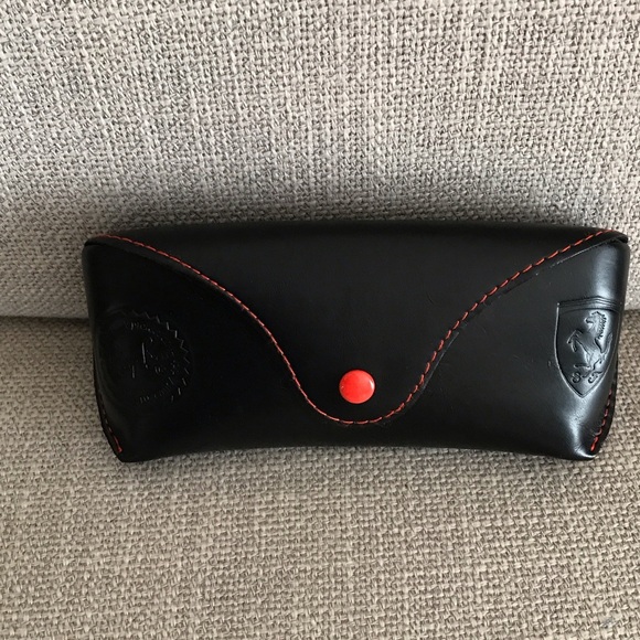 Ray-Ban Other - Ray-Ban Ferrari Eye wear case with Red Stitching